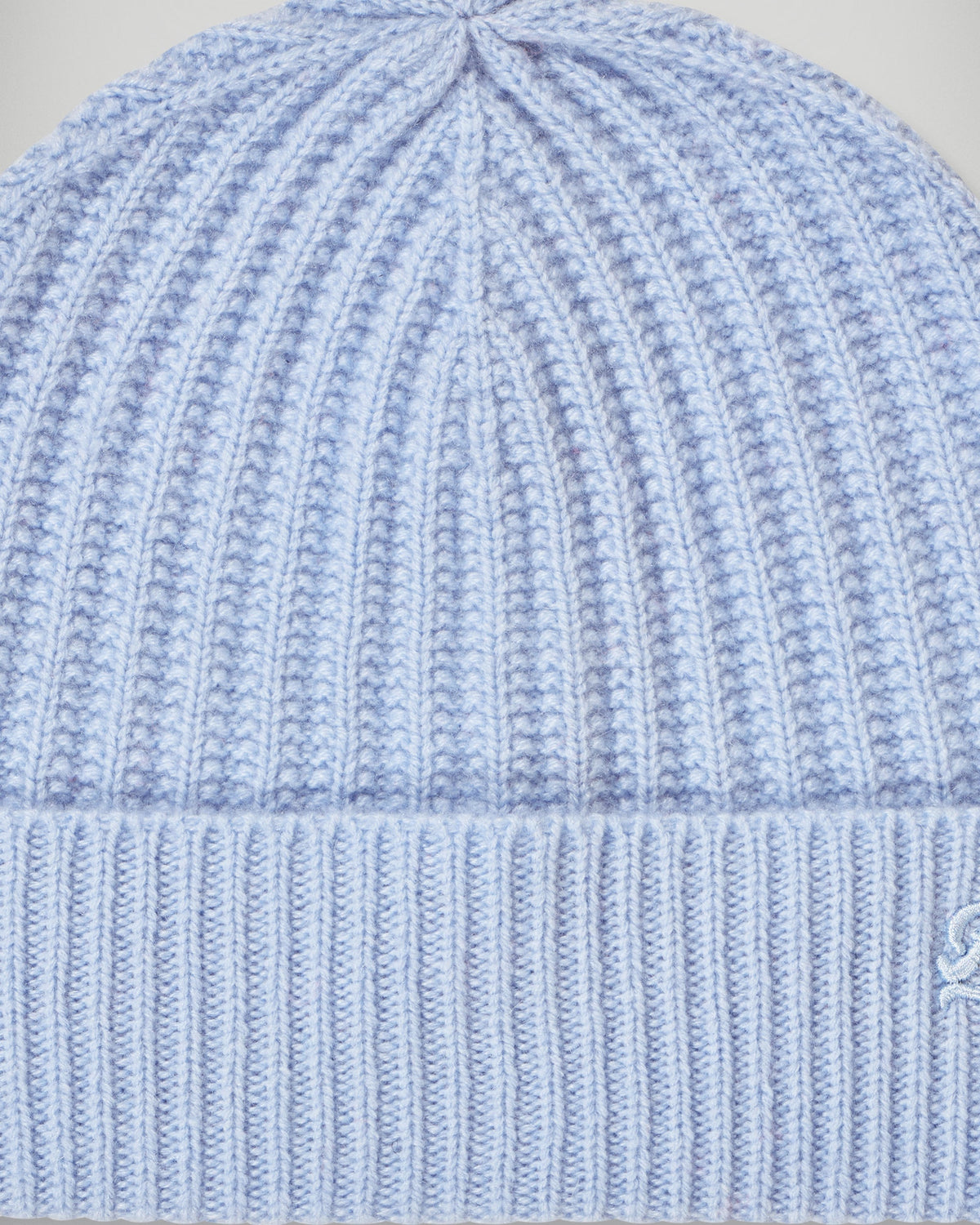 Turn-Up Beanie - Smooth Blue - Unisex