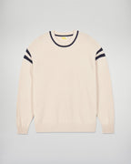 Jersey de Cuello Redondo con Bandas - Arena - Hombre