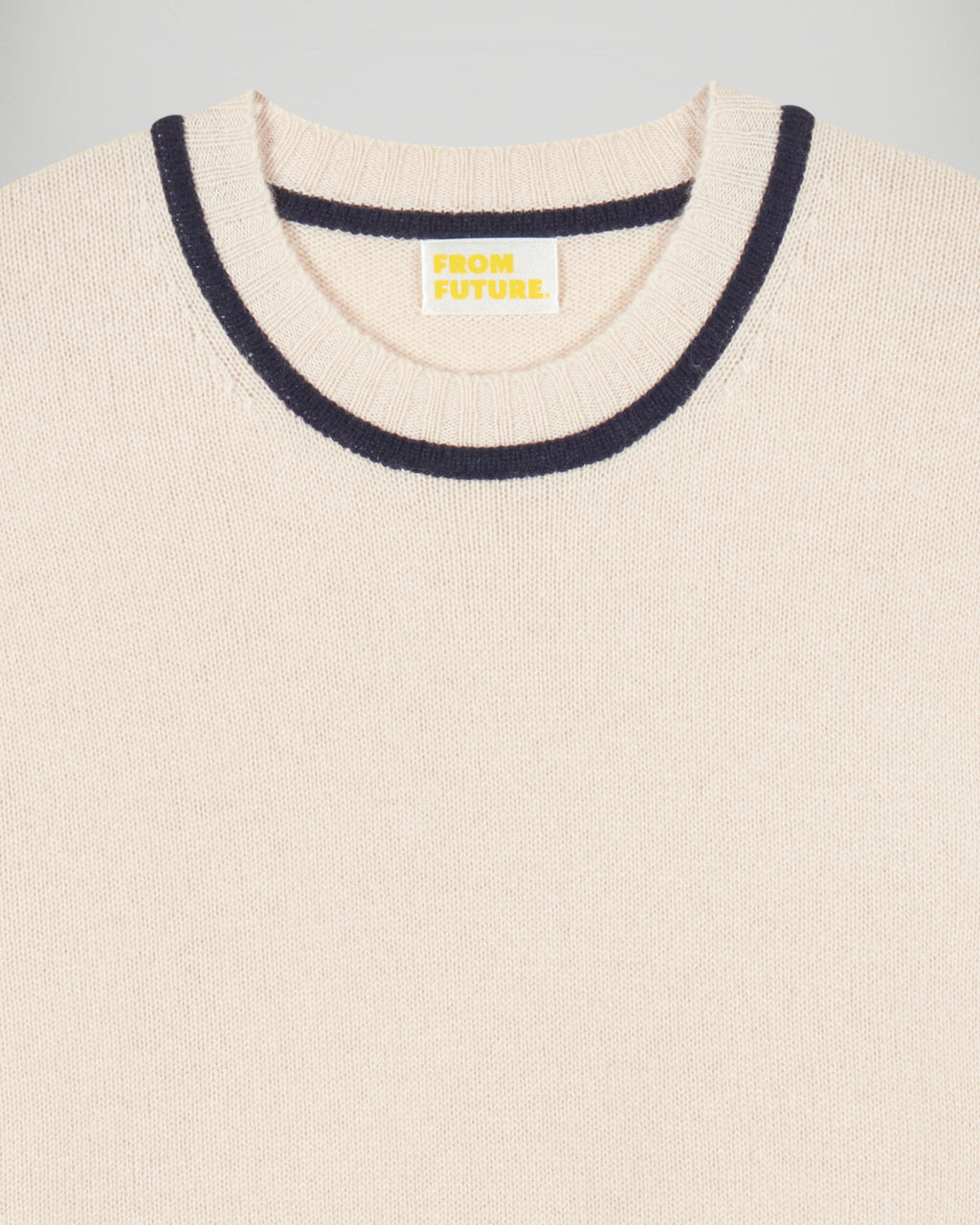 Jersey de Cuello Redondo con Bandas - Arena - Hombre