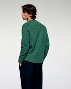 Jersey de cuello redondo - Verde noche - Hombre