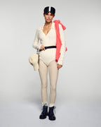 Body Maniche Lunghe a Trecce - Ecru - Donna