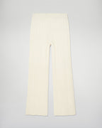 Pantalón de Chándal Recto de Cachemira Cepillada - Crudo - Mujer