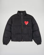 Piumino Cuore - Nero - Donna