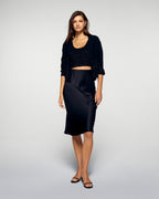 Cardigan Jumper - Black - Women