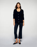 Maglione Cardigan - Nero - Donna