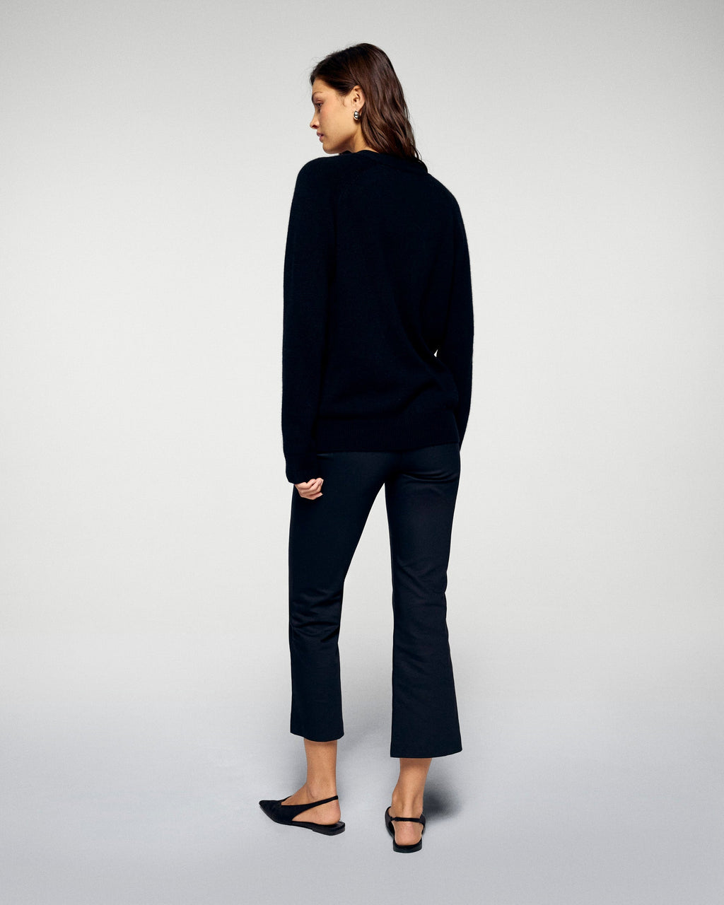 Maglione Cardigan - Nero - Donna