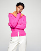 Maglia Cardigan - Cosmic Pink - Donna