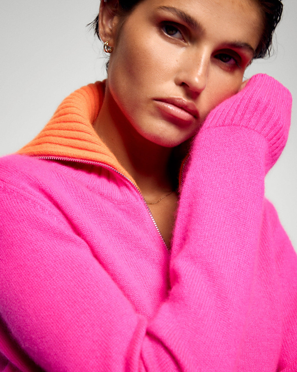 Maglia Cardigan - Cosmic Pink - Donna