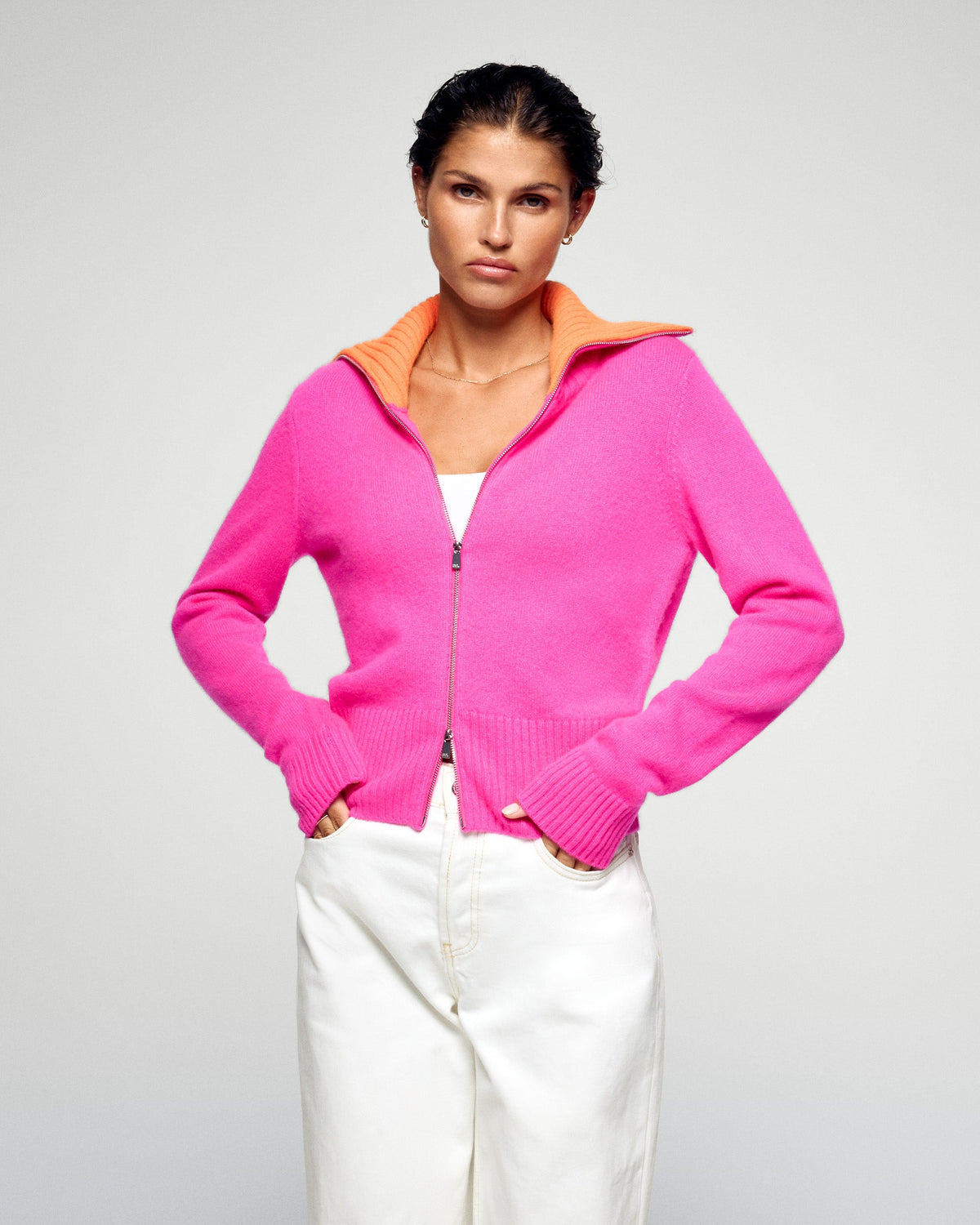 Maglia Cardigan - Cosmic Pink - Donna