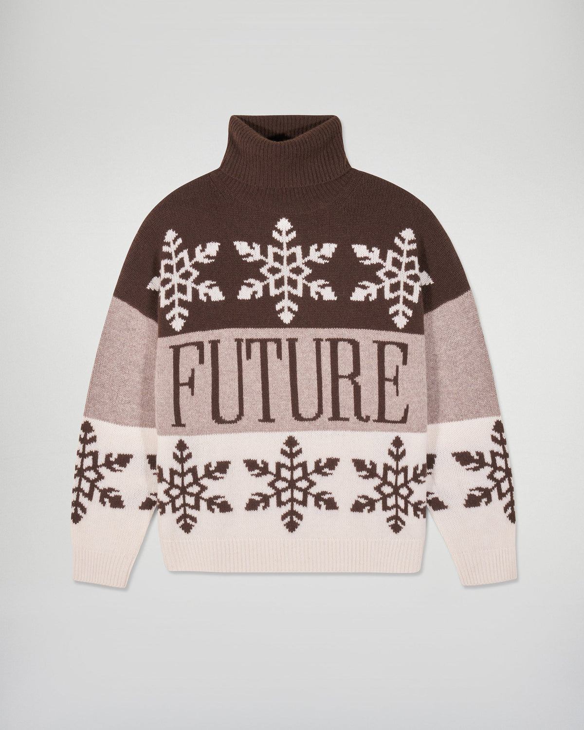 Maglione Collo a Lupetto Future Ski Club - Cioccolato - Donna