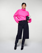 Pull Col Roulé Oversize - Cosmic Pink - Femme