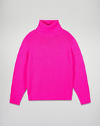 Pull Col Roulé Oversize - Cosmic Pink - Femme