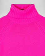 Pull Col Roulé Oversize - Cosmic Pink - Femme