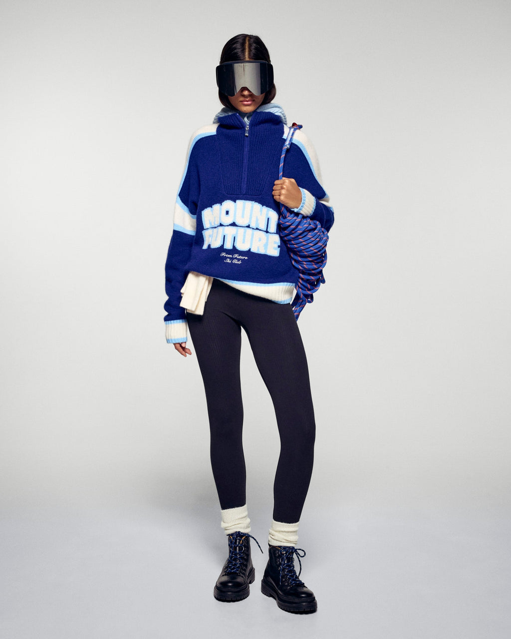 Pull Col Camionneur Mount Future - Crown Blue - Femme