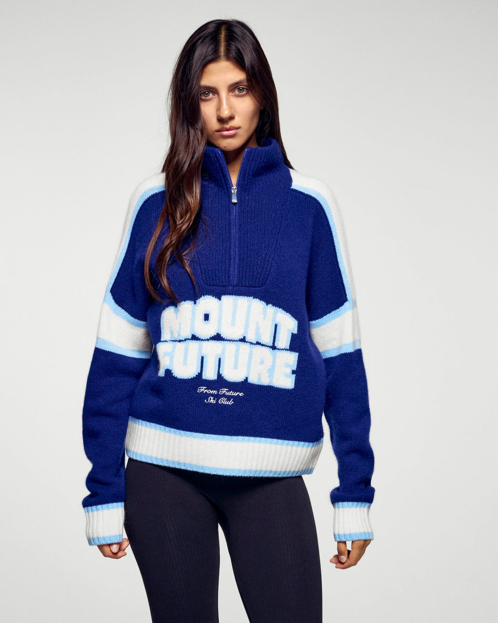 Pull Col Camionneur Mount Future - Crown Blue - Femme