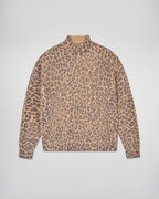 Maglione Collo Lupetto Cashmere Spazzolato Leopardo - Leopard - Donna