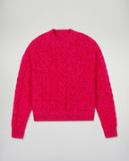 Pull Col Montant Torsades - Scarlett Passion Mouliné - Femme