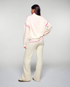 Pull Col Camionneur From Future Ski Club - Ecru - Femme