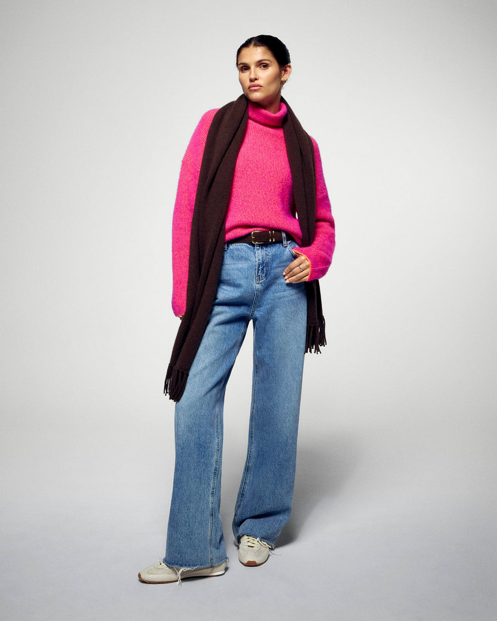 Maglione Collo Alto - Fluffy Sunset - Donna