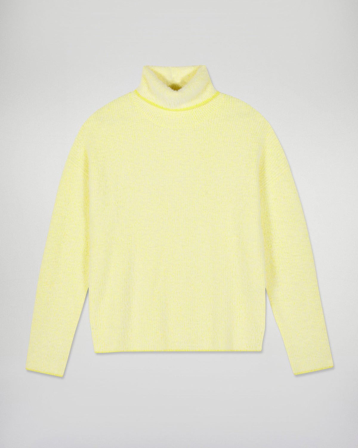 Jersey de cuello alto - Snowy Yellow - Mujer