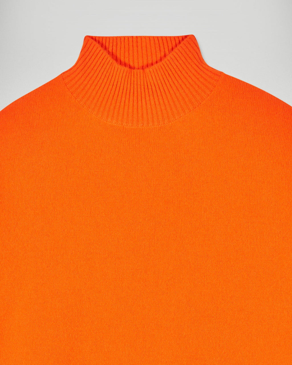Jersey de Cuello Alto con Banda Contrastada en la Manga - Naranja Dorado - Mujer