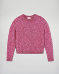 Jersey Shiny con cuello redondo - Metallic Pink - Mujer