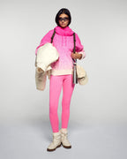 Pull Col Rond À Strass - Cosmic Pink - Femme