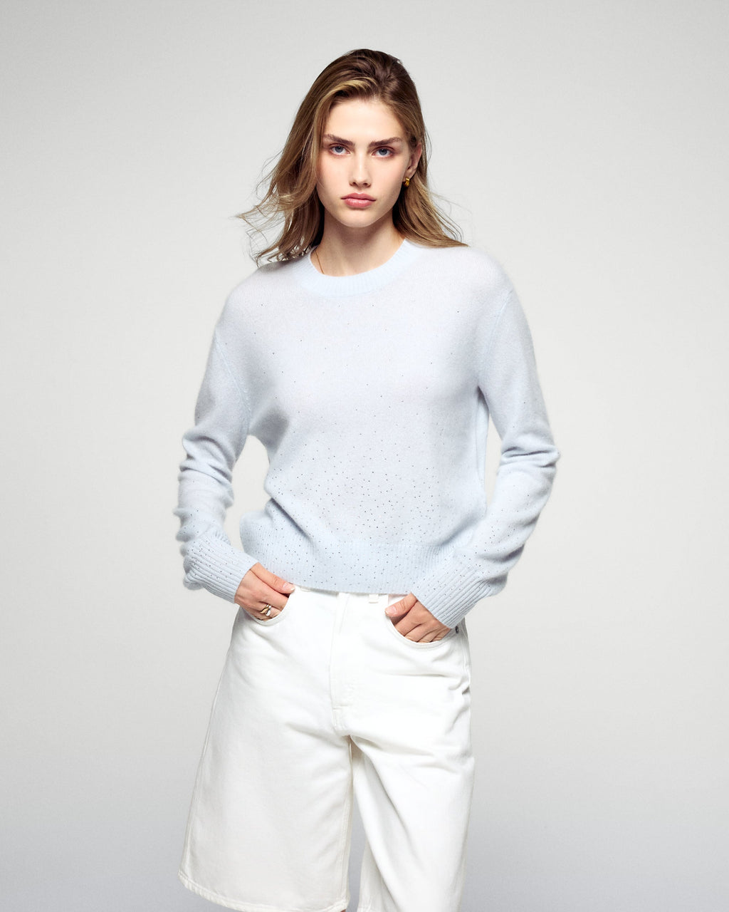 Jersey de cuello redondo - Angel Blue - Mujer