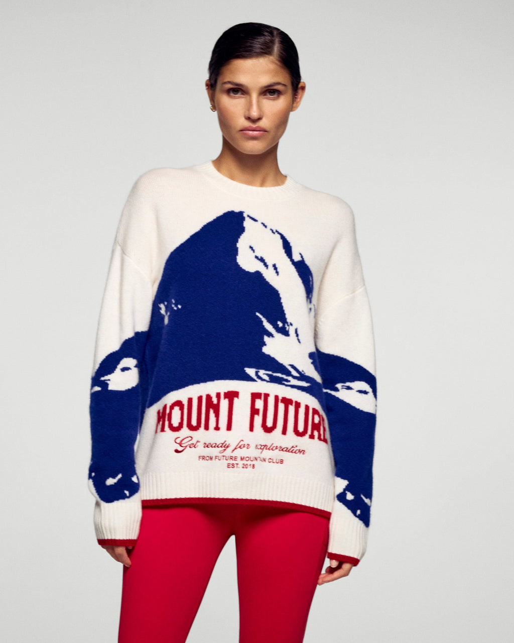 Pull Col Rond Mount Future - Ecru - Femme