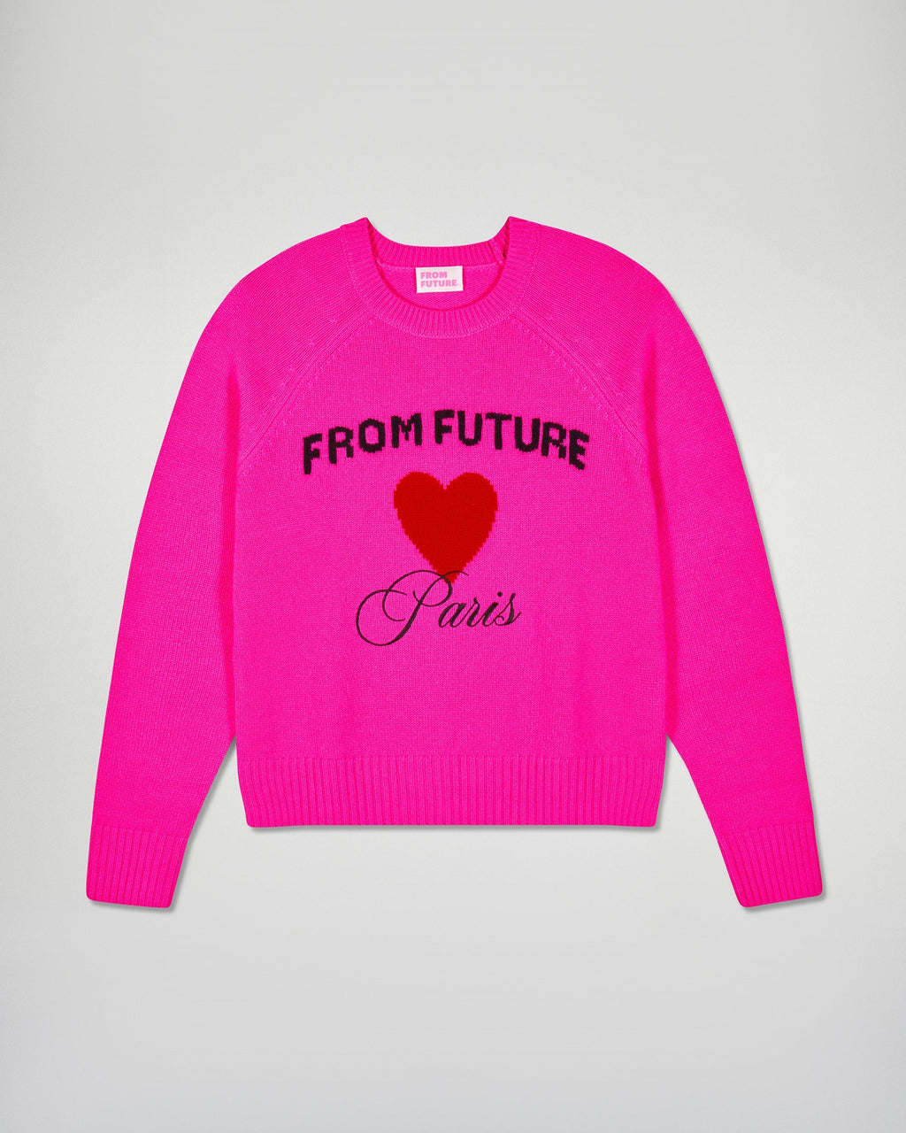 Jersey de cuello redondo - Rosa cósmico - Mujer