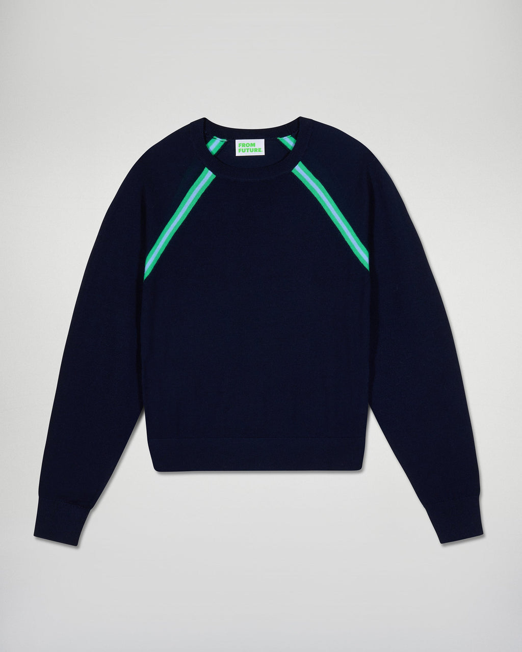 Crew-Neck Jumper - Navy - Women