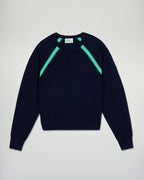 Crew-Neck Jumper - Navy - Women