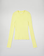 Pull Col Rond - Creamy Yellow - Femme