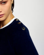 Maglione Girocollo - Navy - Donna