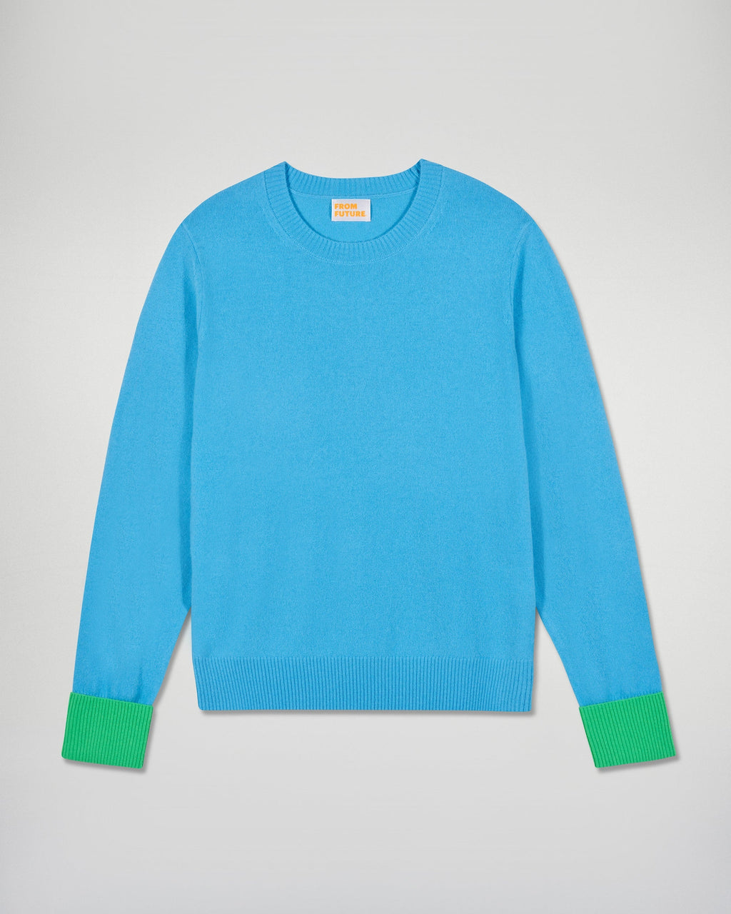 Maglione Girocollo - Candy Blue - Donna