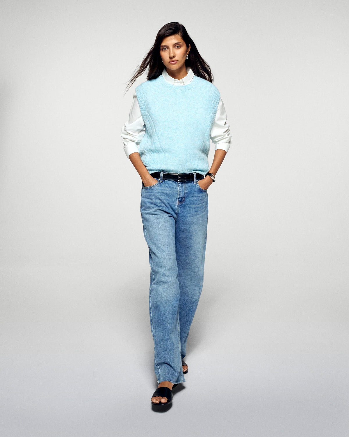 Pull Sans Manches - Fairytale Blue - Femme