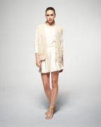 Jersey sin mangas - Beige jaspeado - Mujer