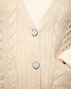 Jersey sin mangas - Beige jaspeado - Mujer