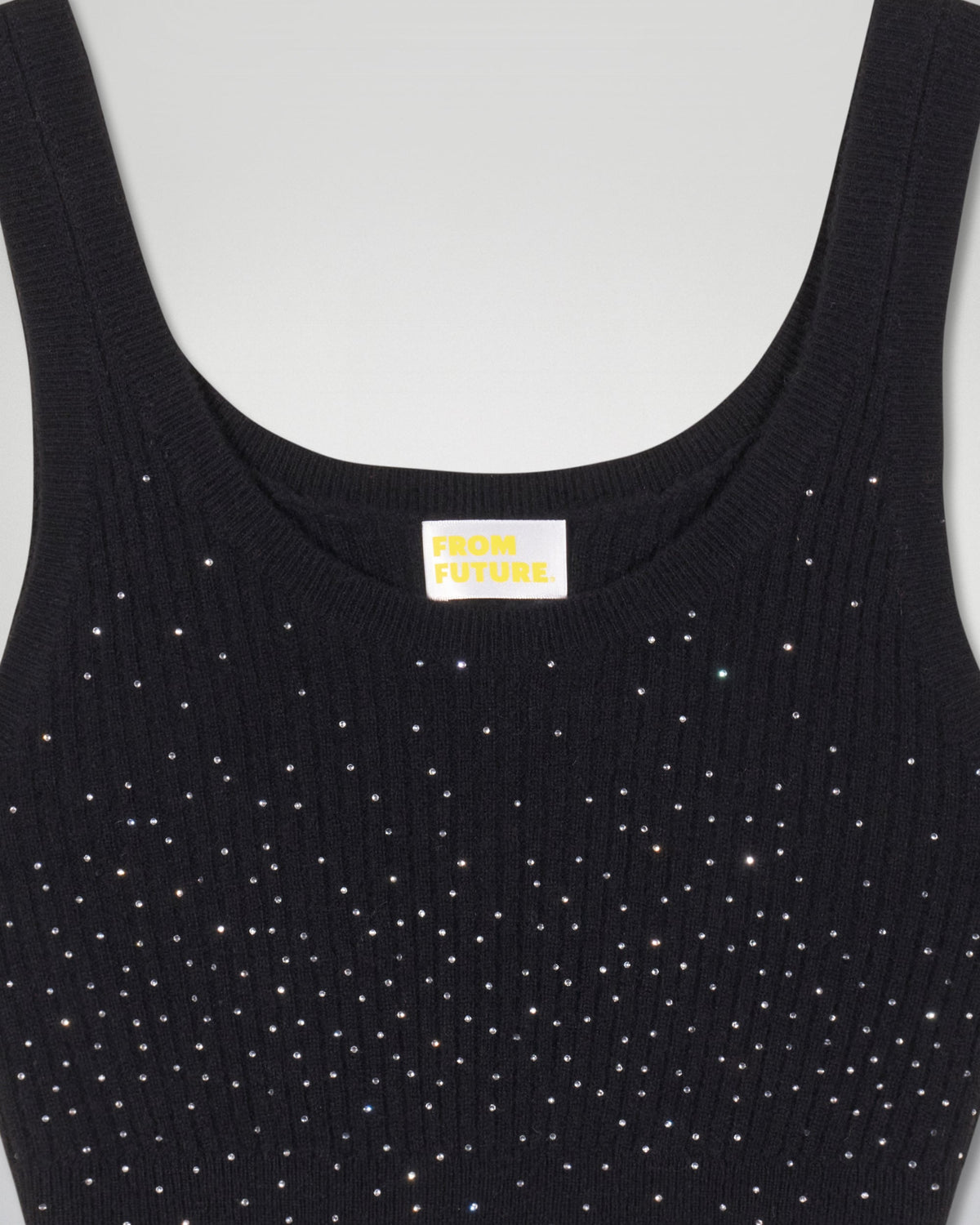 Top Bretelles - Noir - Femme