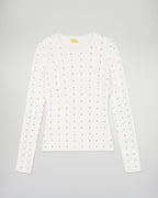 Long-Sleeve Top - Ecru - Women