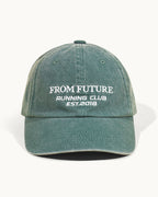 Cappellino con Visiera Curva From Future Est 2018 - Washed Green - Unisex