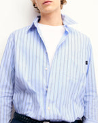 Camisa de manga larga - Multicolor azul cielo - Hombre