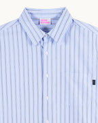 Camisa de manga larga - Multicolor azul cielo - Hombre
