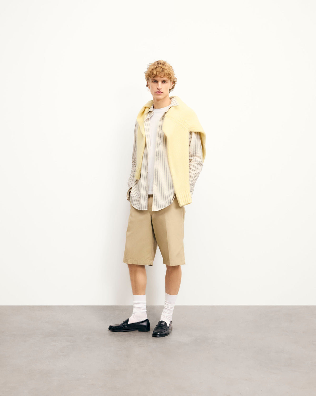 Camisa de manga larga - Multicolor R beige - Hombre