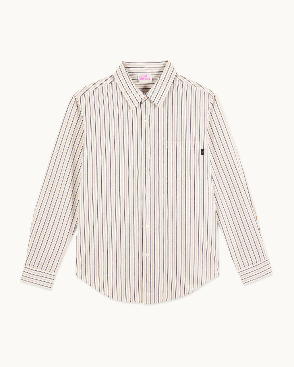Camisa de manga larga - Multicolor R beige - Hombre