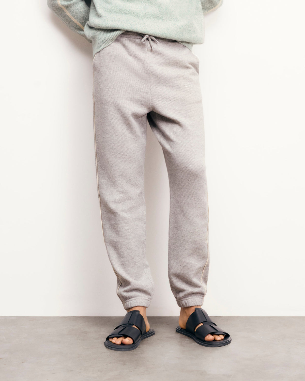 Pantaloni da jogging ampi - Grigio chiaro melange - Uomo