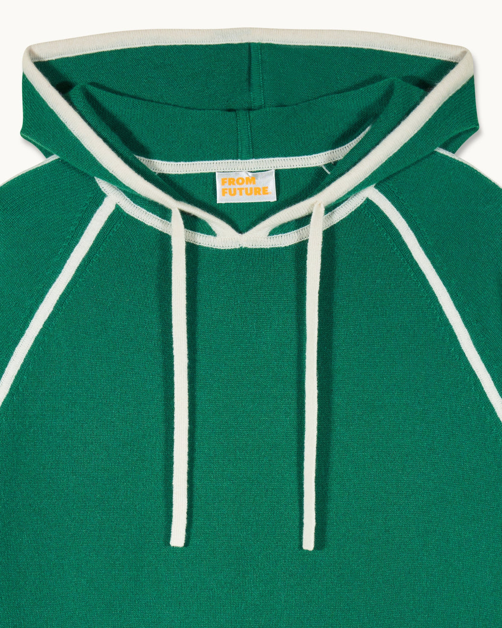 Hoodie Jumper with Contrast Trims - Ocean Green - Men