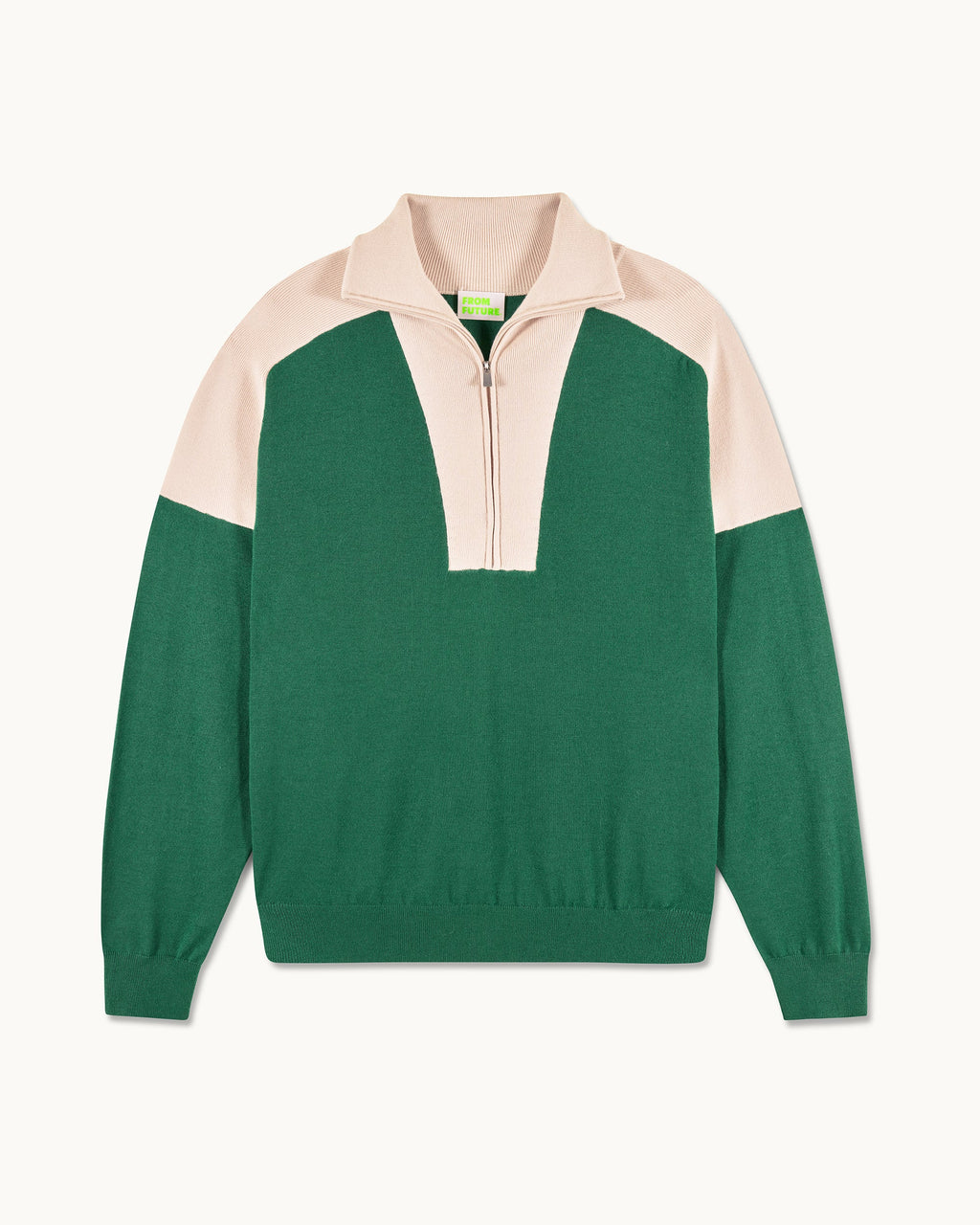 Jersey de cuello camionero bicolor - Ocean Green - Hombre