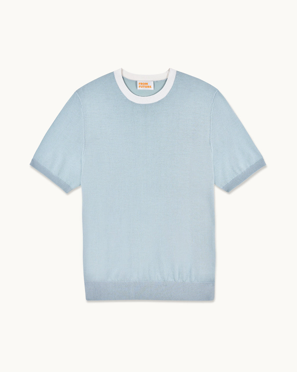 Maglione Girocollo a Contrasto - Grey Blue - Uomo