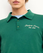 Future Paris Polo-Collar Jumper - Ocean Green - Men